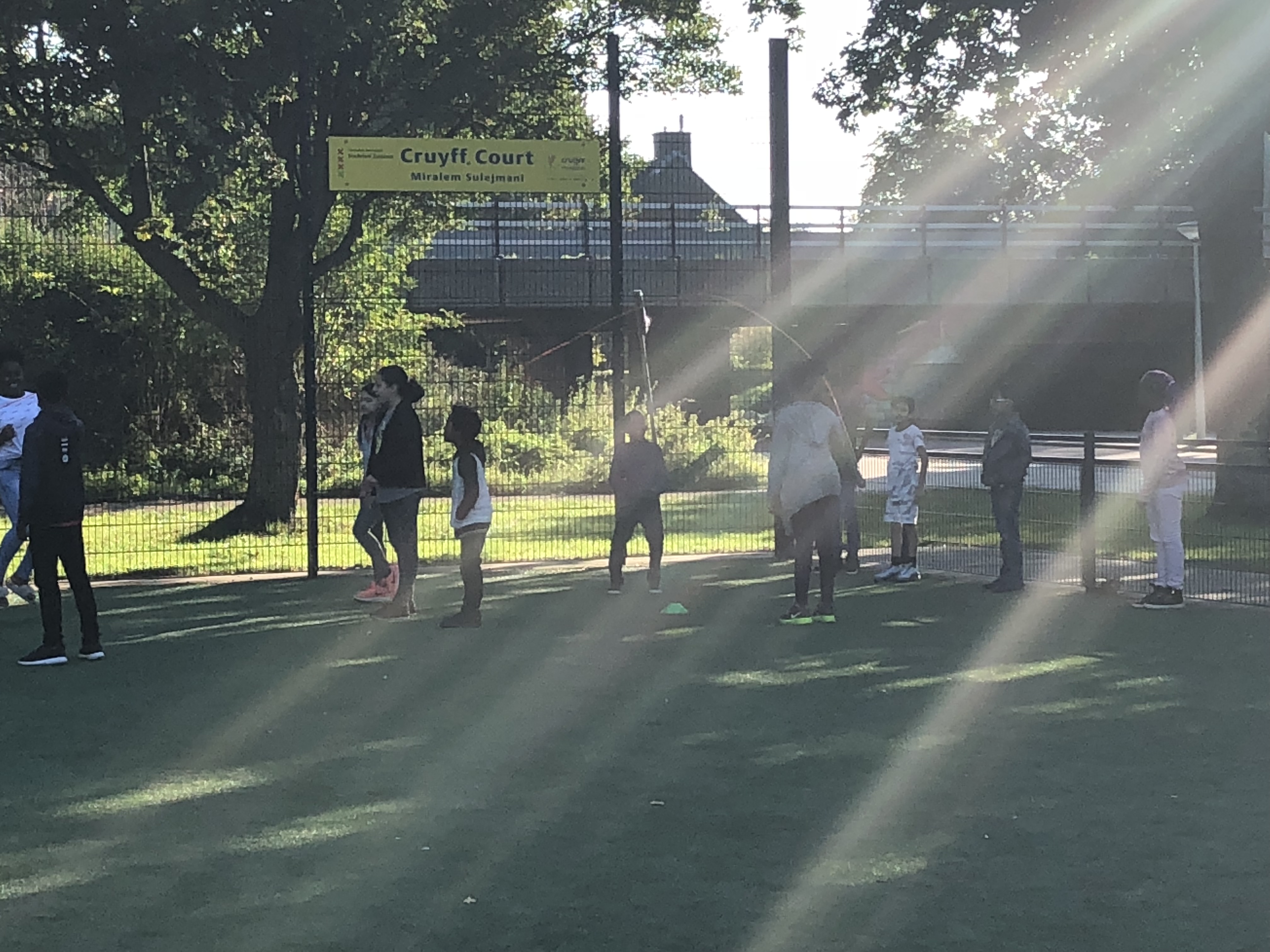 Heerlijk gymmen op het Cruyff Court