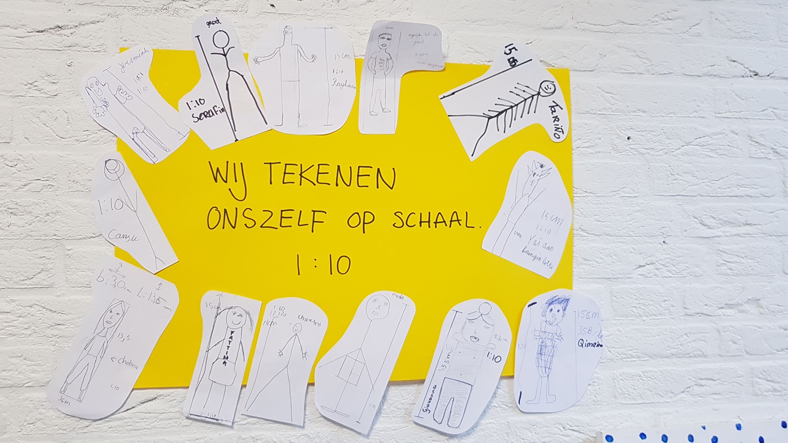 Spiksplinternieuw Wij tekenen op schaal. - Basisschool De Brink NF-09