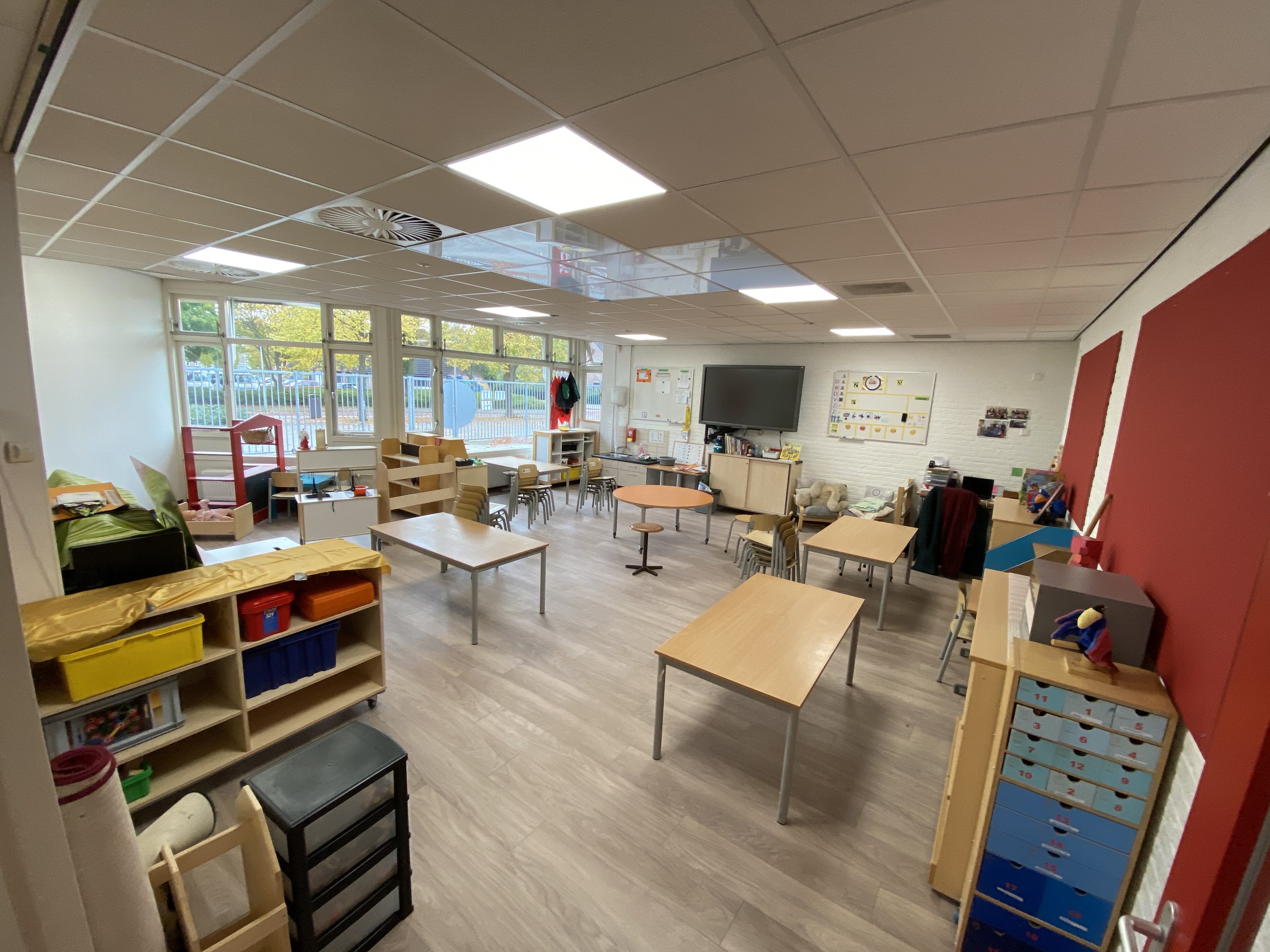 Start in het nieuwe lokaal