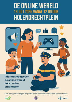 De online wereld poster